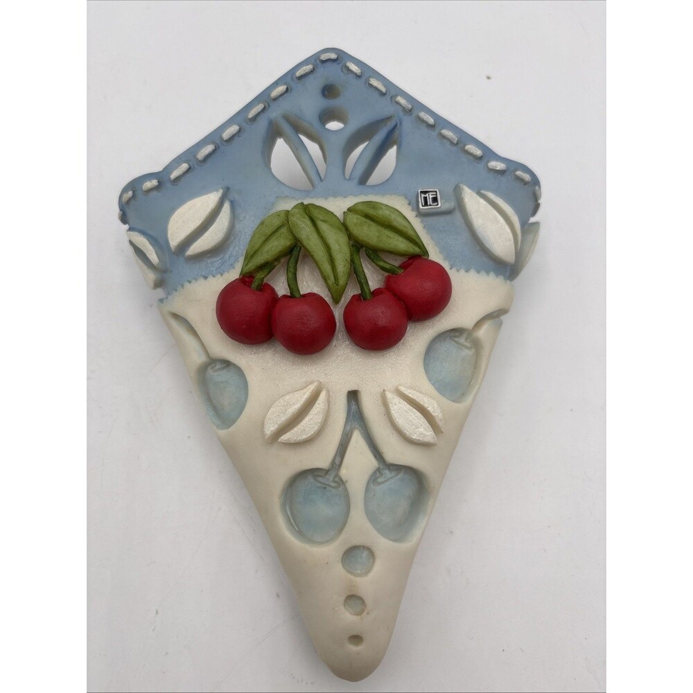 VTG Mary Engelbreit “Cherry Cloth” ME-1504 Wall Pocket, Planter